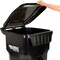 Otto Mobile Heavy Duty Trash Container, 65 Gallon, Black 6956060F-B41 - alternate 7
